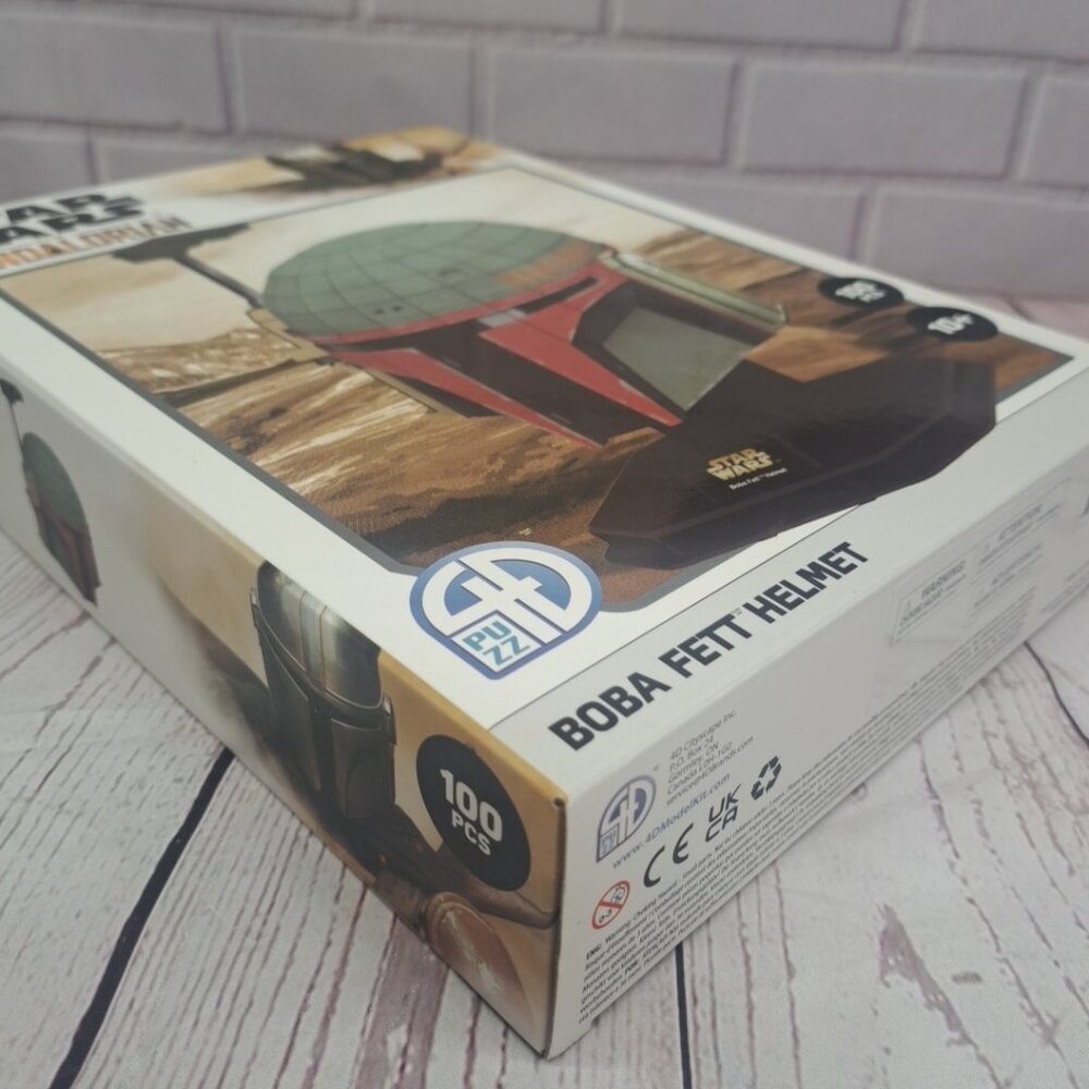 Star Wars Boba Fett Helmet 4D Puzzle, 100 Piece - Sealed Box - Picture 5 of 7